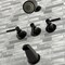 Kingston Brass Tub and Shower Faucet, Matte Black, Wall Mount KBX8130DL - alternate 4